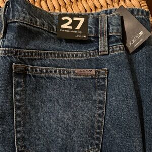 NWT Joe's Jeans Dark Blue Low Rise Wide Leg Jeans